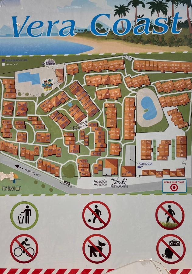Duplex Del Sol En Vera Coast Eksteriør bilde